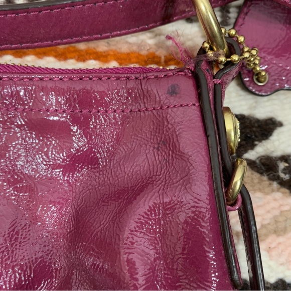 Coach Patent Leather Shoulder Bag - Picture 10 of 13
